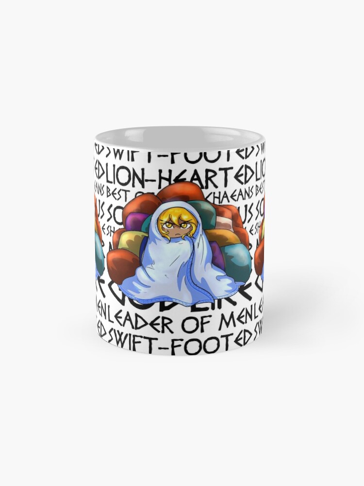Alternate view of Epithets of Achilles Coffee Mug
