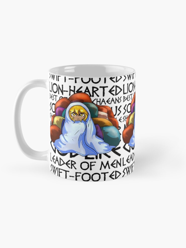 Alternate view of Epithets of Achilles Coffee Mug