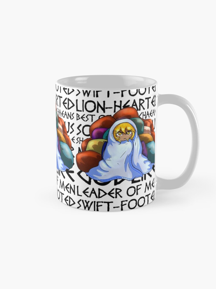 Alternate view of Epithets of Achilles Coffee Mug