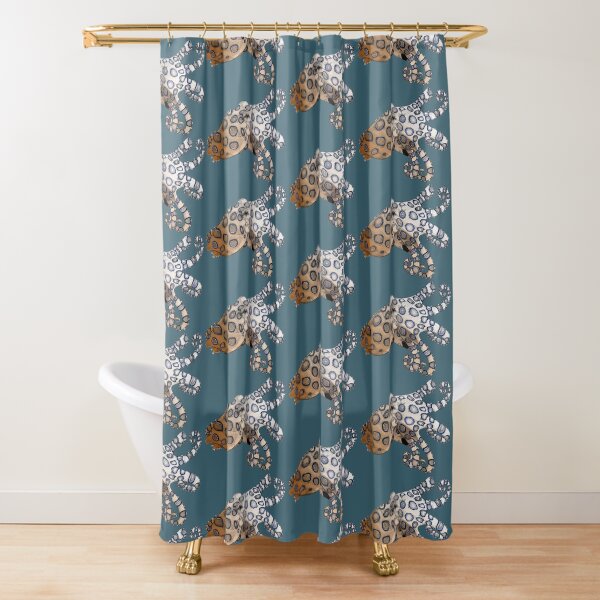 Blue-Ringed Octopus Color Shower Curtain
