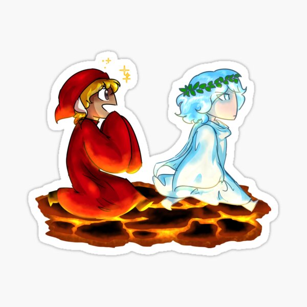 Vista previa del artículo con la obra «Dante y Virgil», diseñado y vendido por OSPYouTube.