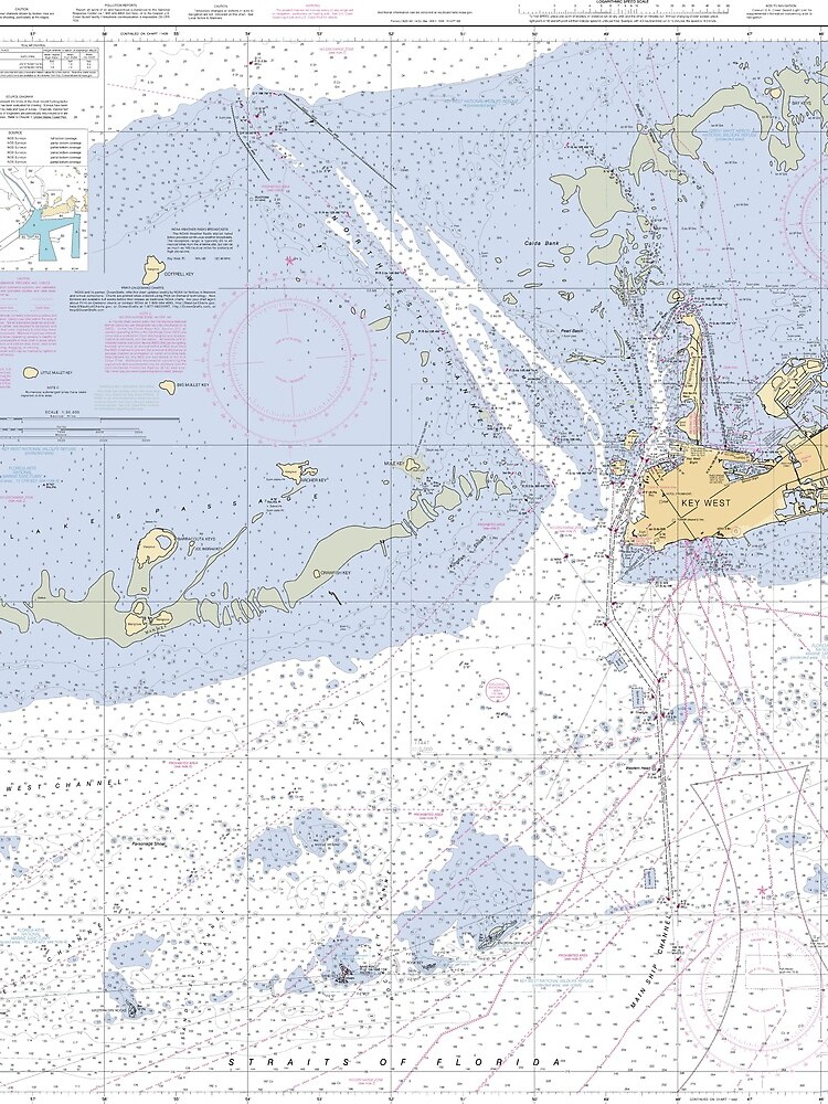 Nautical Chart Key West Fl