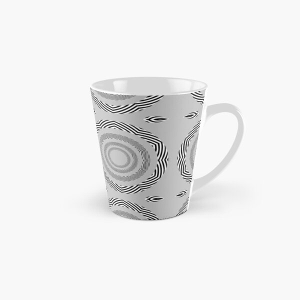 #Movement #Monochrome #Illusion, #Abstract drawing, spiral,helix,scroll,loop,volute,spire,helical,winding,corkscrew Tall Mug