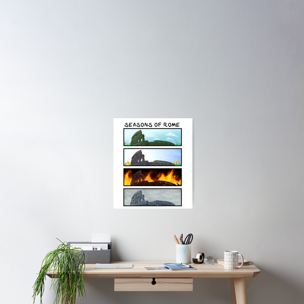 seasons-of-rome-poster-for-sale-by-ospyoutube-redbubble