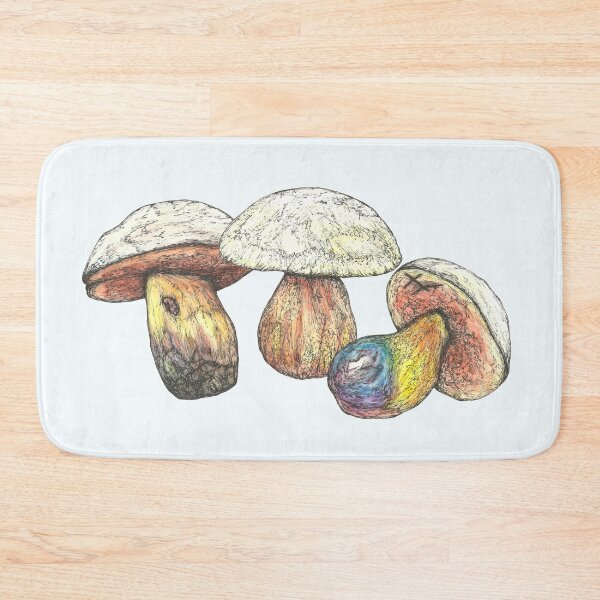 Item preview, Boletus Luridus Toadstools designed and sold by SerenSketches.
