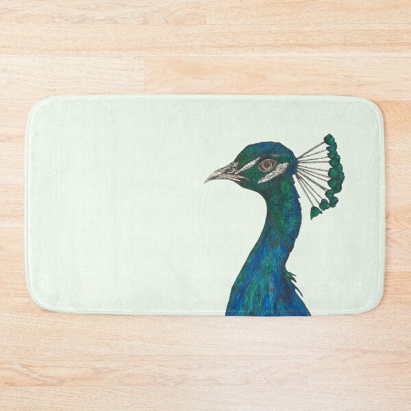Item preview, Peacock Portrait designed and sold by SerenSketches.