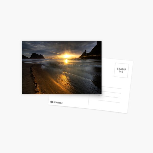 Into the sun, Piha Postcard