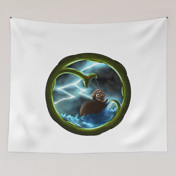 Item preview, Thor vs Jormungandr designed and sold by OSPYouTube.