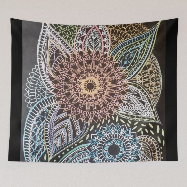 Item preview, Mandala Drawing, Mandala Art, Trippy Art designed and sold by ArtbyMeganBrock.