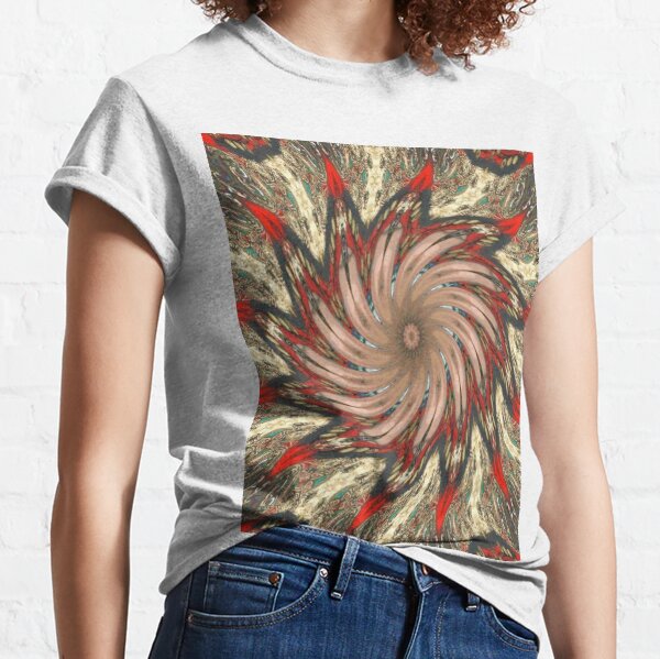 #Illusions gif, #abstract, #design, #pattern, art, illustration, twirl, hypnosis, twist, target, spiral Classic T-Shirt
