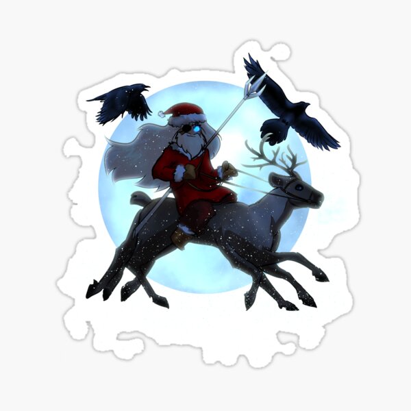 Odin Claus (DARK) Sticker