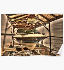 Boat out of water Poster