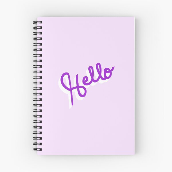Item preview, Hello (Purple) designed and sold by Hailey-Designs.