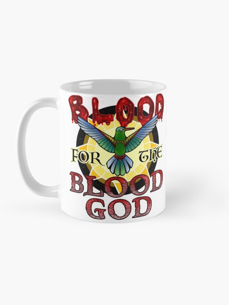 Thumbnail 3 of 6, Coffee Mug, Blood for the Blood God designed and sold by OSPYouTube.