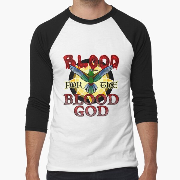Blood for the Blood God Baseball ¾ Sleeve T-Shirt