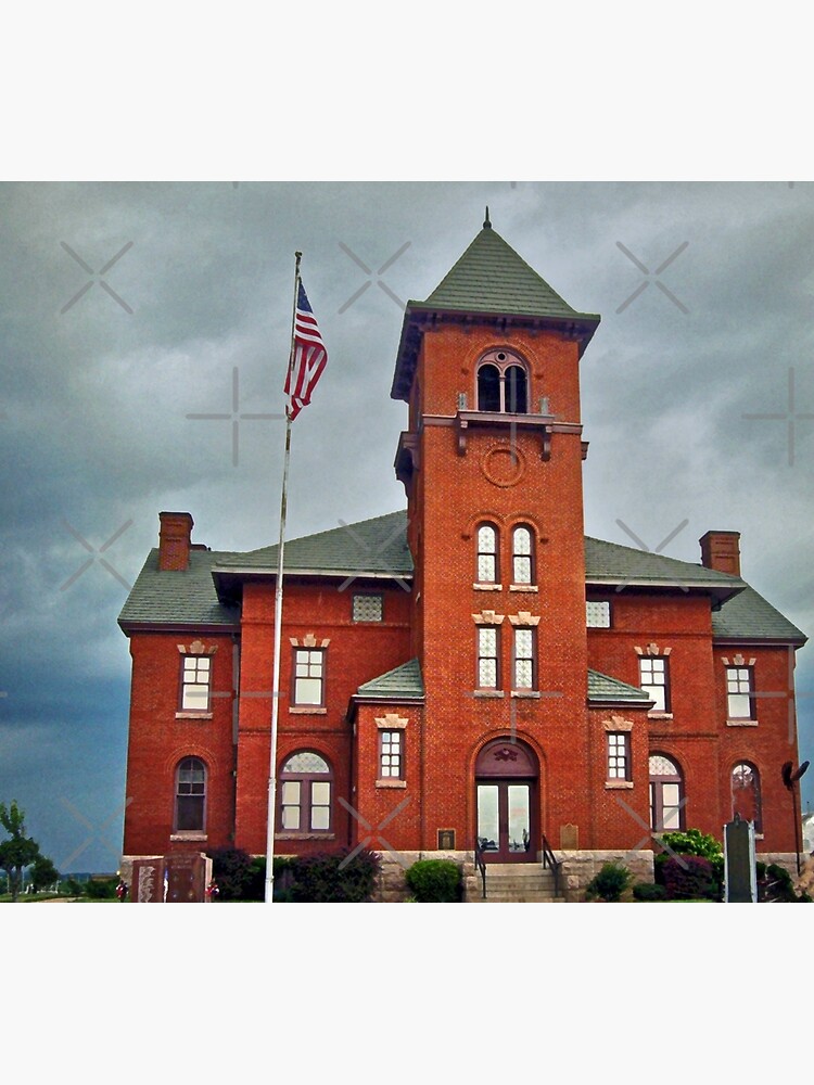 "Madison County Courthouse" Poster by FrankieCat Redbubble