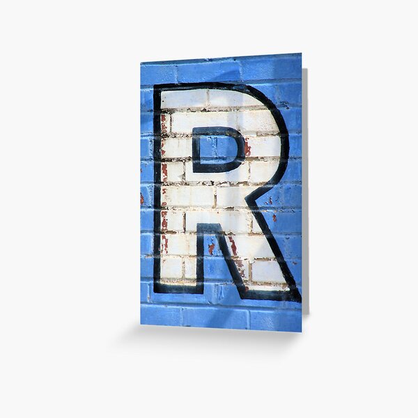 Item preview, Letter R Building Ad Art designed and sold by WHBPhotoArt.