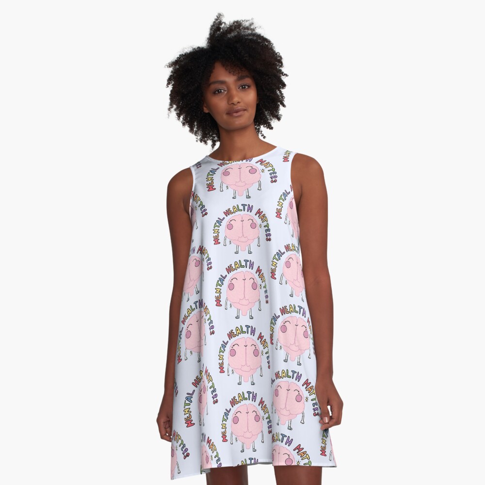 Item preview, A-Line Dress designed and sold by crystaldraws.
