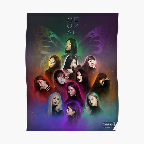 LOONA 이달의 소녀 Fanart - BUTTERFLY (Kpop) Poster