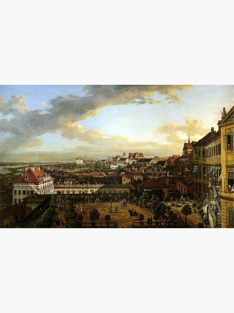Bernardo Bellotto View Of Warsaw From The Royal Castle Canvas Print By Pdgraphics Redbubble 6236