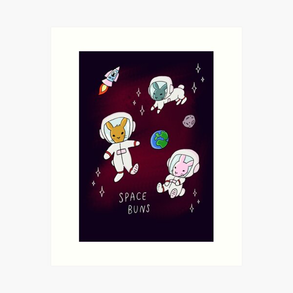 Item preview, Space Buns designed and sold by rapunzette.