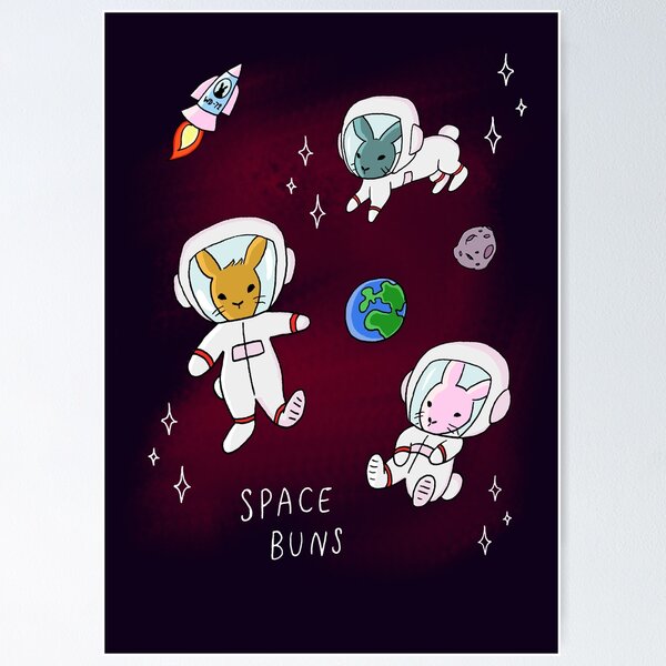 Item preview, Space Buns designed and sold by rapunzette.