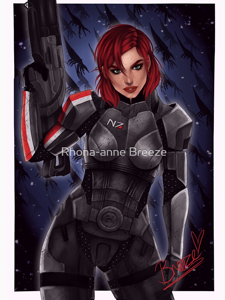 commander Shepard Pullover Hoodie for Sale by Rhona anne Breeze Redbubble