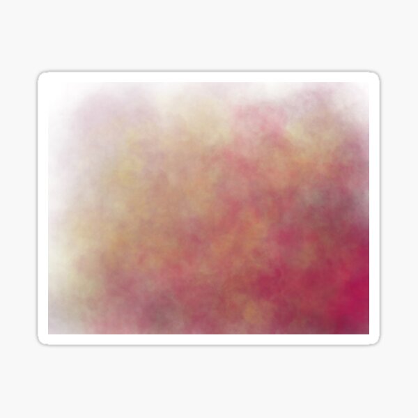 Pinker abstrakter Rauch Sticker
