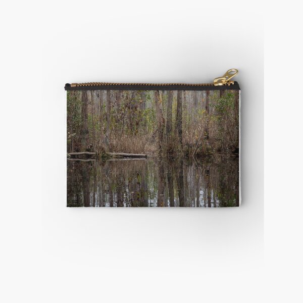 Item preview, Trees reflected in swamp water in early morning at Okefenokee Swamp, Georgia designed and sold by Allen Penton.