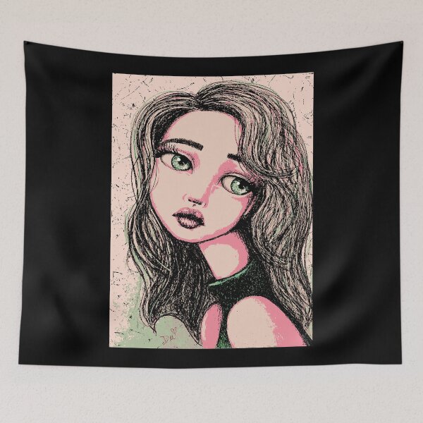 Item preview, Green-Eyed Girl designed and sold by LittleMissTyne.