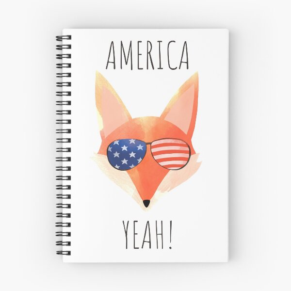 Item preview, American Fox Yeah! Funny patriotic pun designed and sold by lbarreiras.