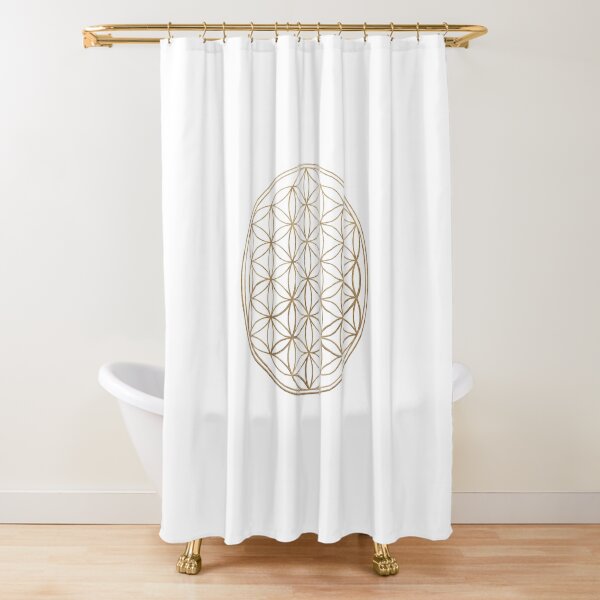 flower of Life Shower Curtain