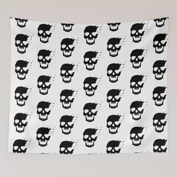 Item preview, Black skull side explosion designed and sold by Jnebeker92.