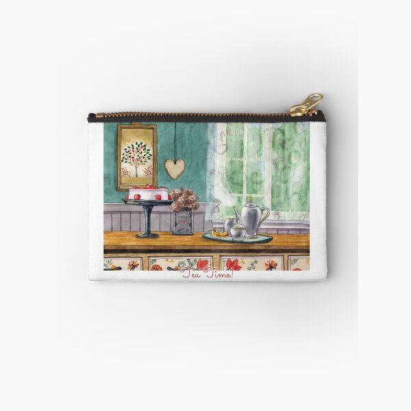 Item preview, Tea Time - Hand Painted Watercolor Art designed and sold by TheJessaChannel.