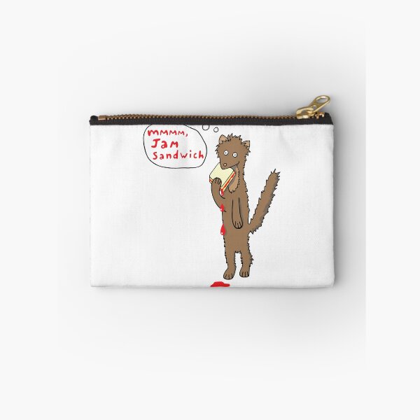 Item preview, Cute Pine Marten eating a Jam Sandwich designed and sold by Geek-topia.
