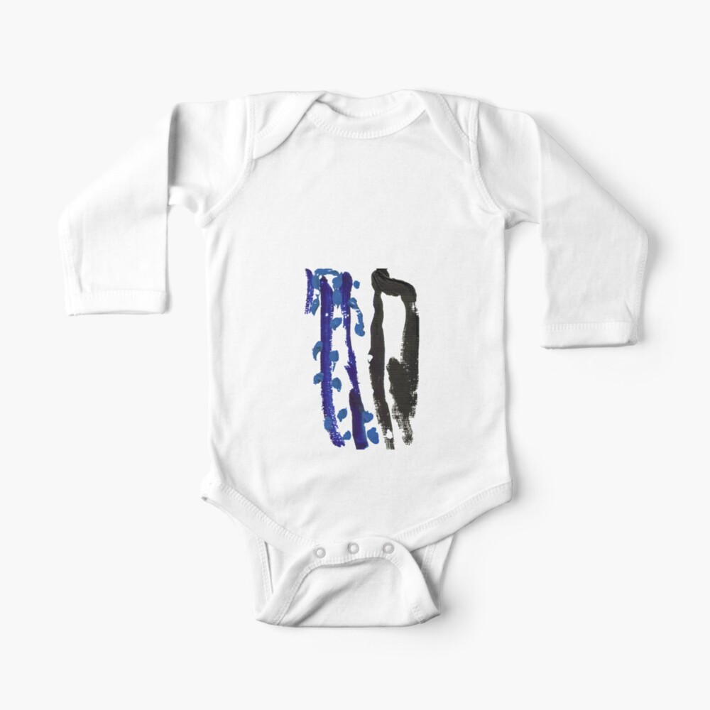 Black & Blue Baby One-Piece