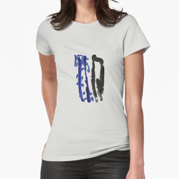 Black & Blue Fitted T-Shirt
