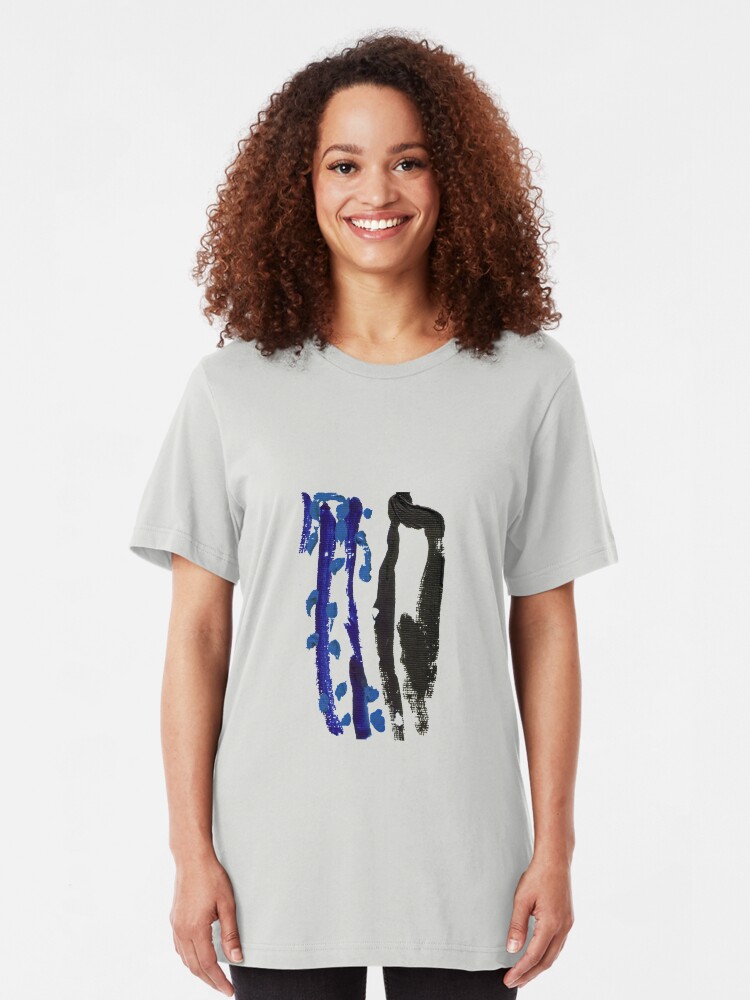 Alternate view of Black & Blue Slim Fit T-Shirt