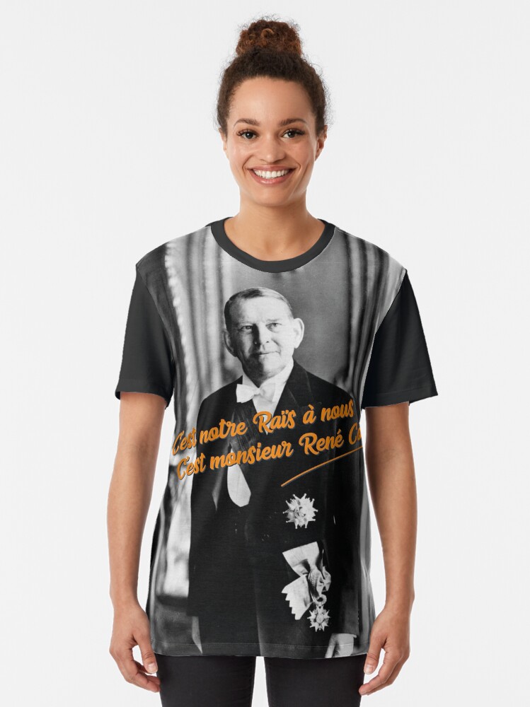 T-shirt graphique ''René Coty - OSS 117' : autre vue