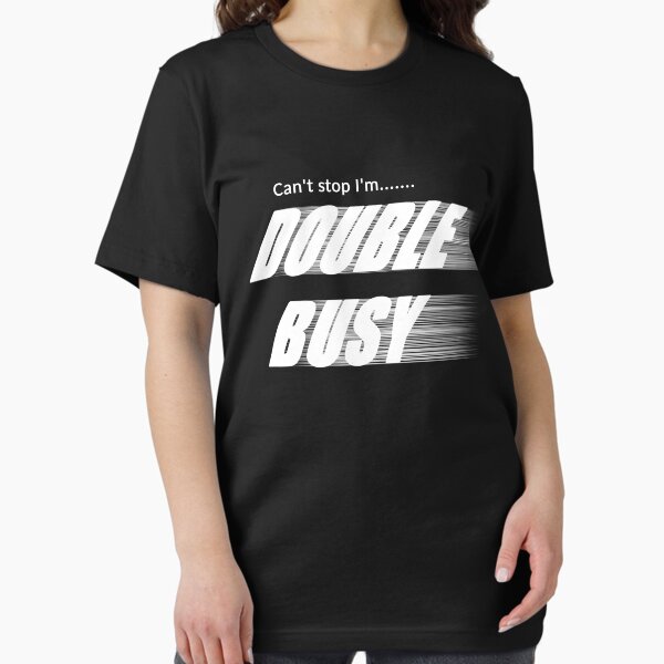 Item preview, Double Busy - White Text. designed and sold by theheadshed.