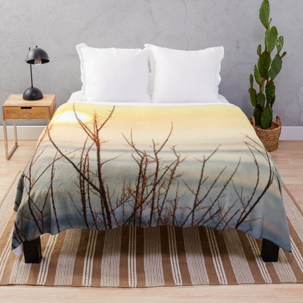 Item preview, Winter Sunrise Seascape with bush designed and sold by Anna Lemos.