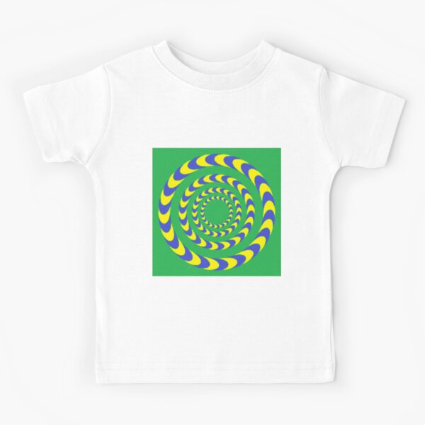 #Illusions gif, #abstract, #design, #pattern, art, illustration, twirl, hypnosis, twist, target, spiral Kids T-Shirt