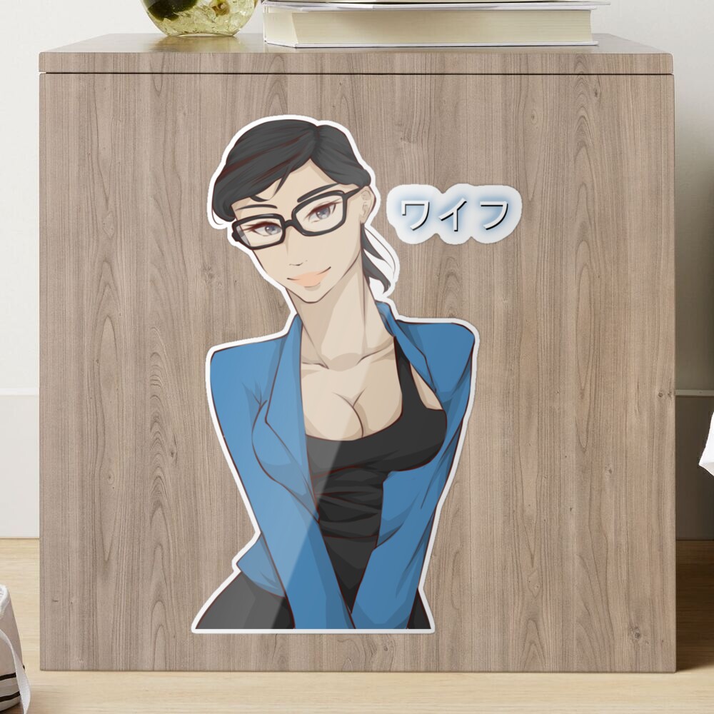 Waifu - Mia Khalifa Sticker by DerNerd | Redbubble