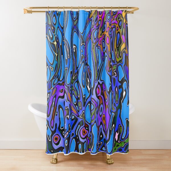 Tripping Shower Curtain