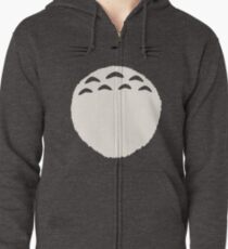 Quartier sympathique Totoro Veste zippée à capuche