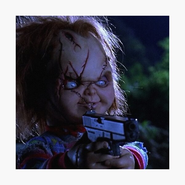 Item preview, Chucky With A Glock designed and sold by redheroes.