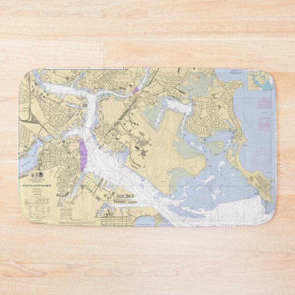 Item preview, Boston Harbor Nautical Chart designed and sold by cocreations.