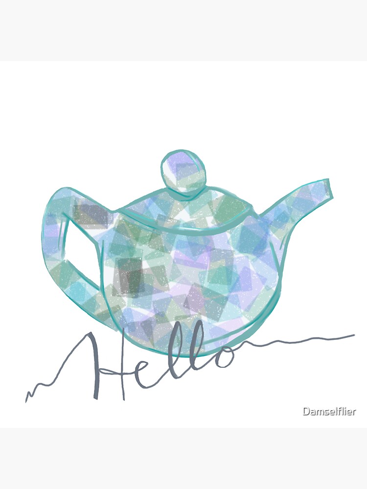Thumbnail 3 of 3, Sticker, Blue Brew designed and sold by Damselflier.