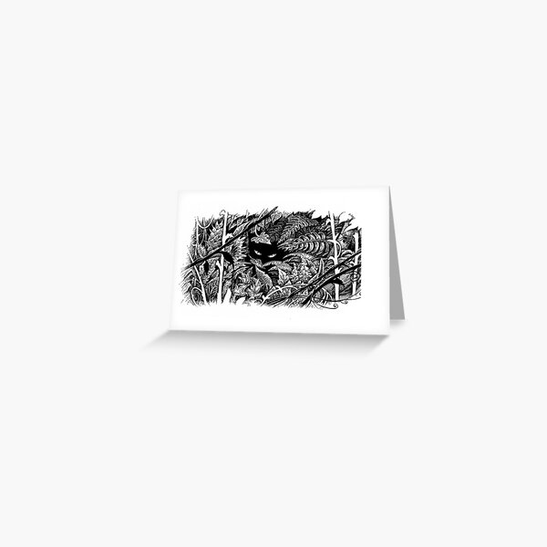 Eyes in the Jungle Greeting Card
