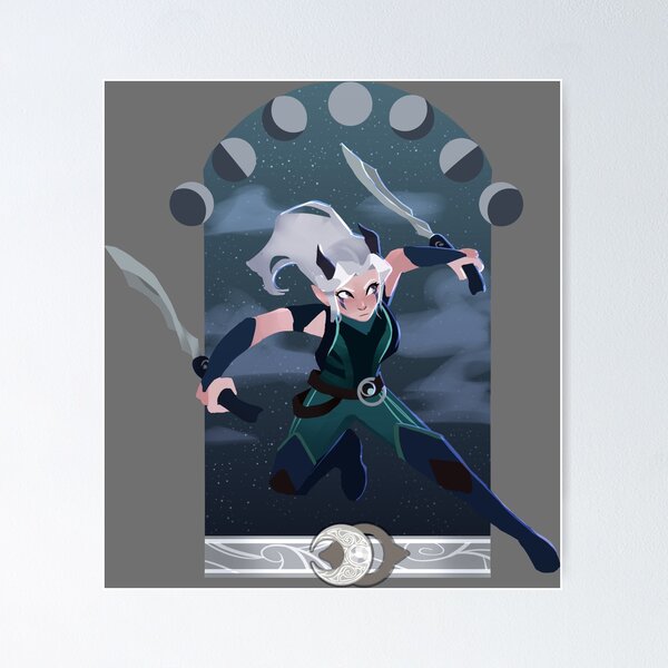 Aperçu de l'œuvre Rayla. Combattant de l'ombre lunaire créée et vendue par Laelapop.